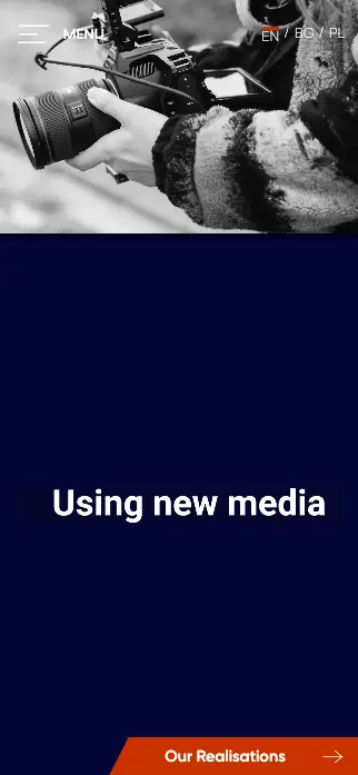 The IGS Production home page at launch